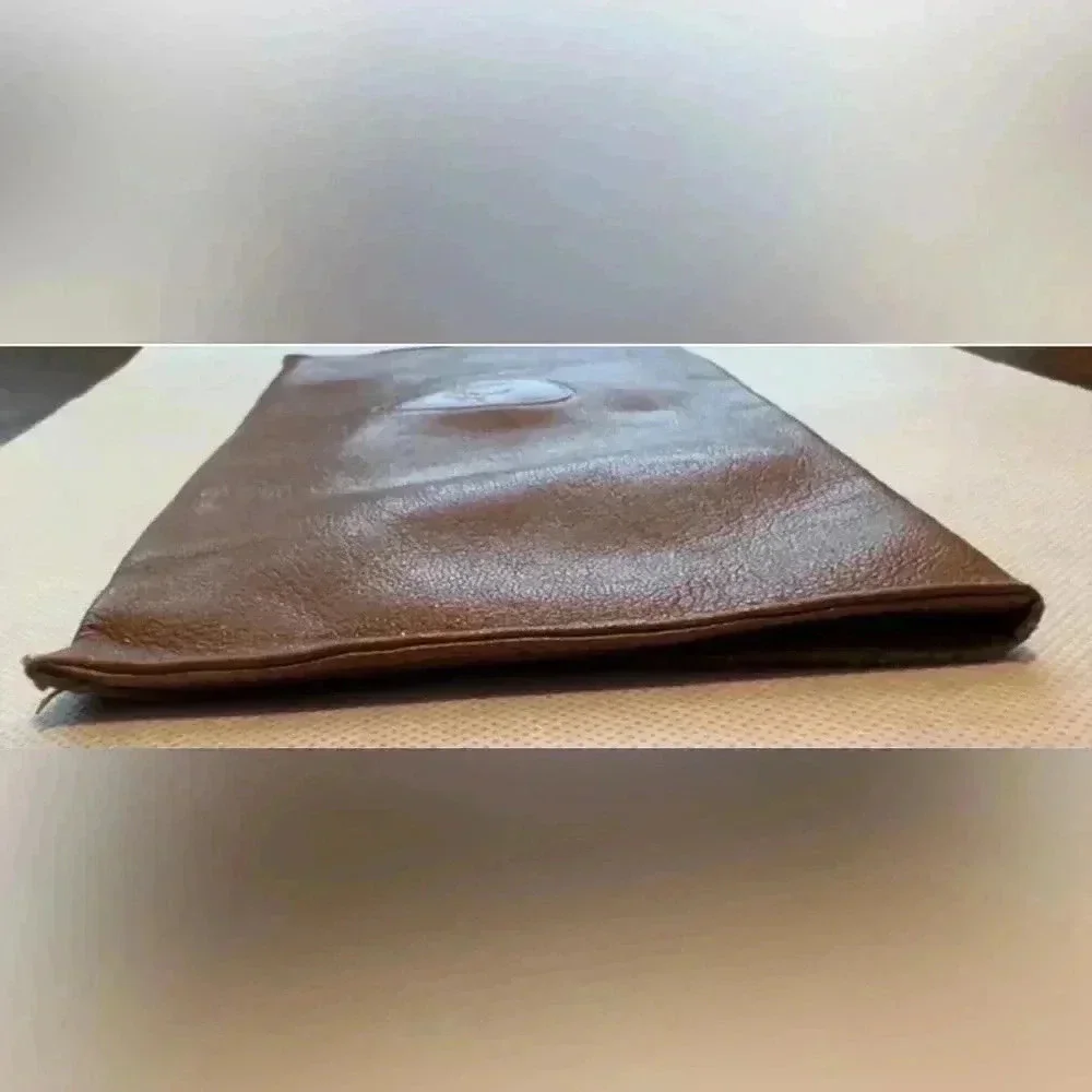 VINTAGE: Christian Dior | calfskin leather coin pouch